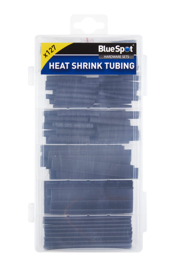 Blue Spot Assorted Black Electrical Repair Heat Shrink Tubing Set