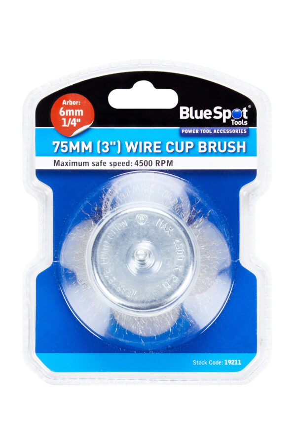 Blue Spot 75mm Wire Cup Brush