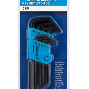 Blue Spot 9 Piece Long Arm Torx Key Set