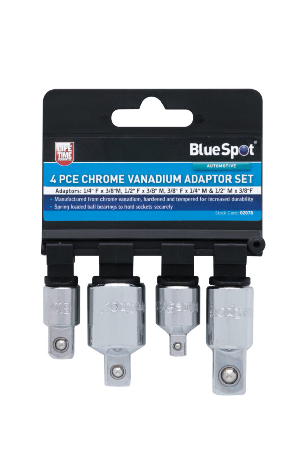 Blue Spot 4 Piece Adaptor Set