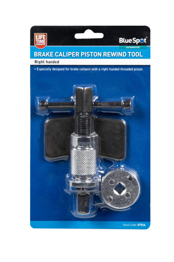 Blue Spot Right Threaded Brake Piston Wind Back Tool