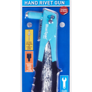 Blue Spot Hand Rivet Gun with 60 Rivets