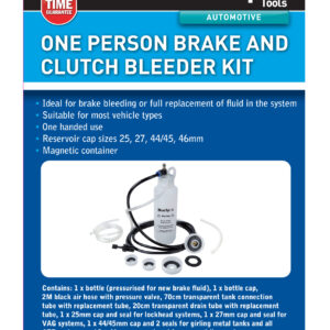 Blue Spot One Person Brake & Clutch Bleeder Kit