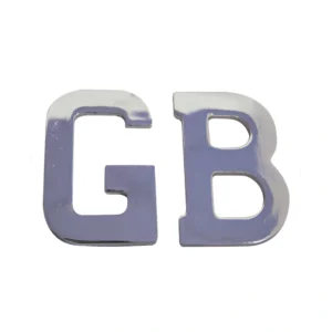 Mountney Classic Stainless Steel Self Adhesive GB Letters