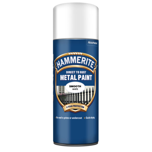 Hammerite Metal Paint - Smooth White - 400ml