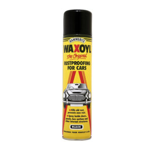 Hammerite Black 400ml Waxoyl Aerosol