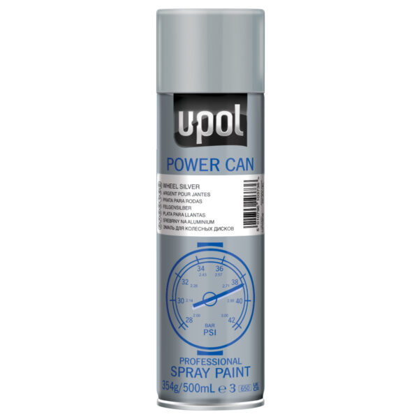 U-Pol Power Can Silver Wheels - 500ml