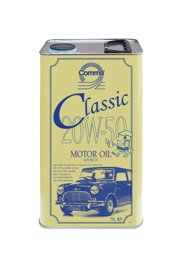 Comma Classic 5 Litre 20W-50 Mineral Engine Oil