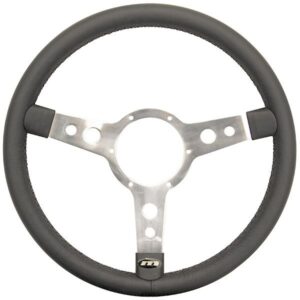 17 inch 3 spoke leather steering wheel