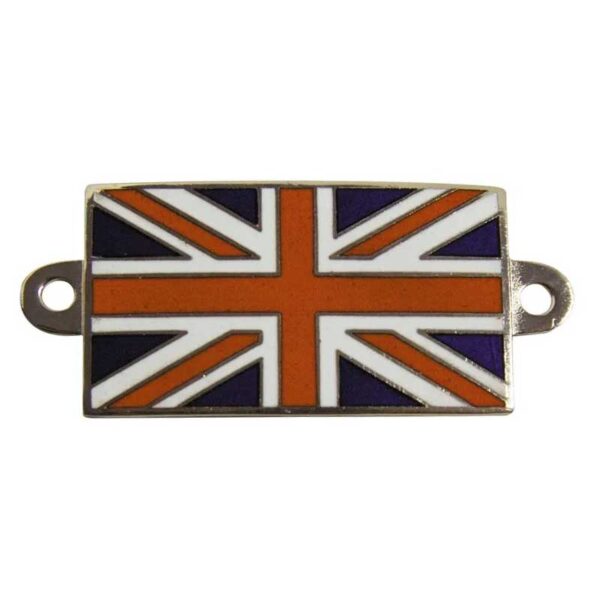 Mountney Classic Enamelled Bolt On Union Jack Badge