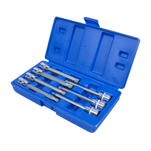 Blue Spot 38D Extra Long Spline Socket Bit Set - 7 Piece