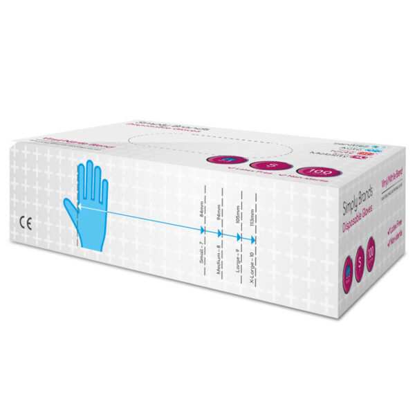 Disposable Blue Gloves - Box of 100 - 3