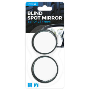 Simply Auto Blind Spot Mirror (Black) - 2 Pack