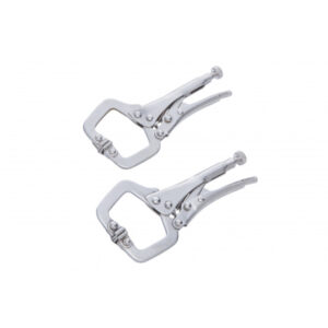 Blue Spot 100mm Mini Locking C Clamps - 2 Piece Set