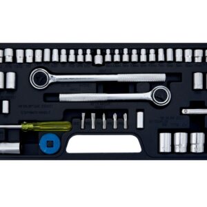 Blue Spot 1/4"D & 3/8"D Socket Set - 52 Piece