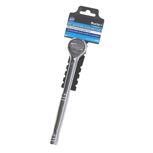 Blue Spot 3/8" Quick Release Reversible Push Ratchet