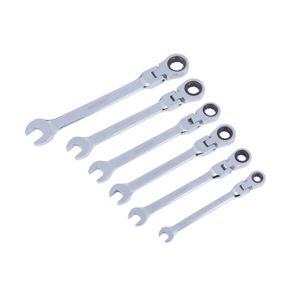 Blue Spot Flexible Ratchet Spanners (8-17mm) - 6 Piece Set