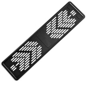 E-Tech Number Plate Holder - Black