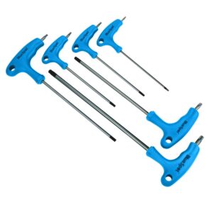 Blue Spot T Handle Torx Keys (T9-T50) - 10 Piece Set