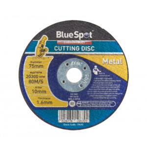 Blue Spot 1.6mm Metal Cutting Disc - 75mm (3")