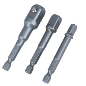 Blue Spot Drill to Socket Adaptor Kit - 3 Piece Set