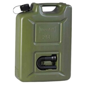 Hunersdorff Plastic Army Fuel Jerry Can with Pouring Spout - 20 Litres