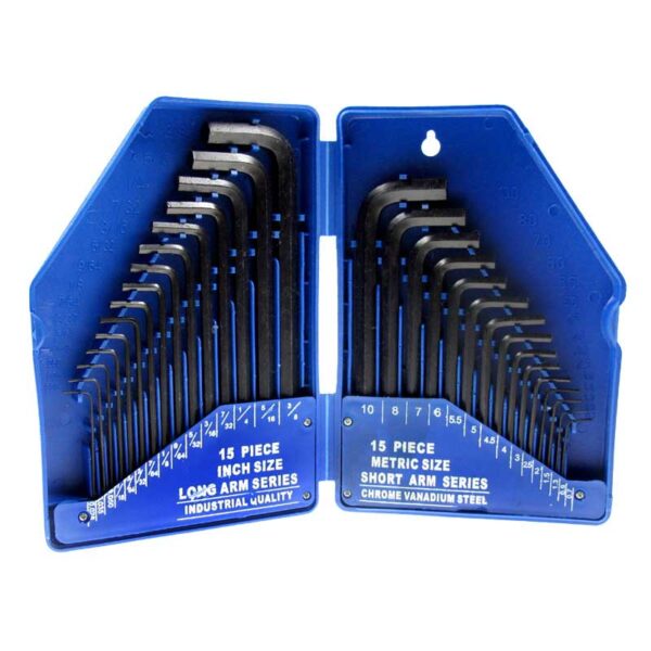 Blue Spot Hex Key Set - 30 Piece
