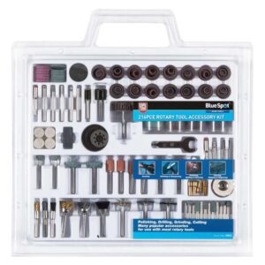 Blue Spot Rotary Tool Accessory Set - 216 Piece In Box