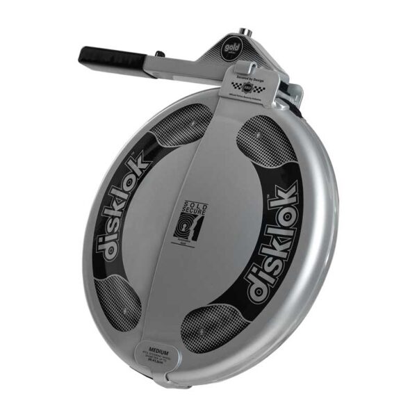 Disklok Steering Lock - Silver - Medium