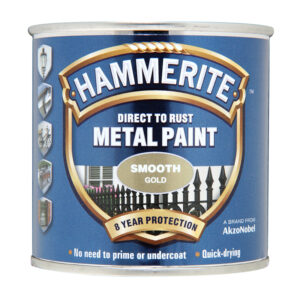 Hammerite Smooth Gold Metal Paint