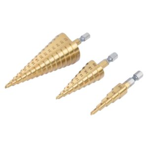 Blue Spot 4-32mm HSS Step Drill Set - 3 Piece