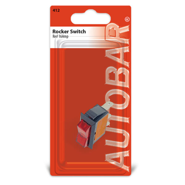 Red Rocker Switch