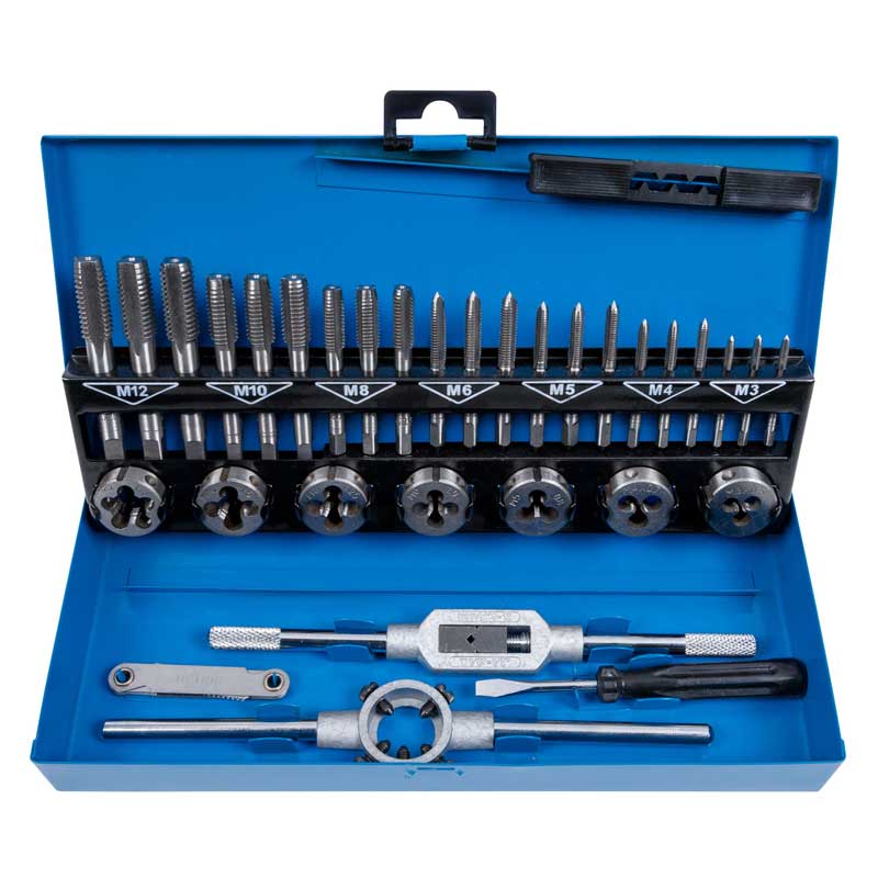 Blue Spot M3 to M12 Metric Tap & Die Set - 32 Piece