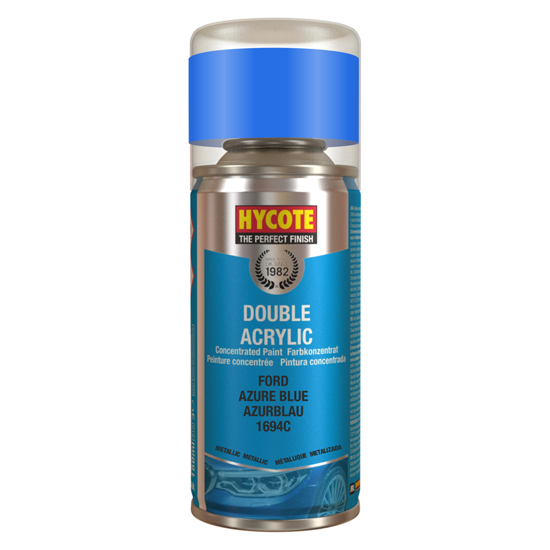 Hycote Ford Azure Blue Metallic Spray Paint – 150ml