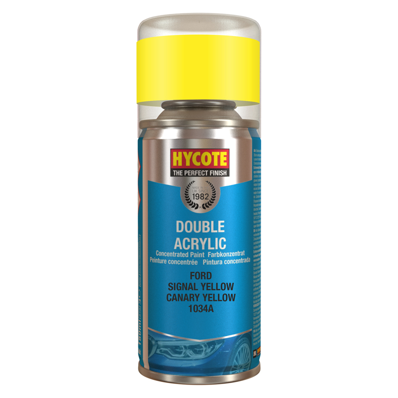 Hycote Ford Signal Yellow Spray Paint – 150ml
