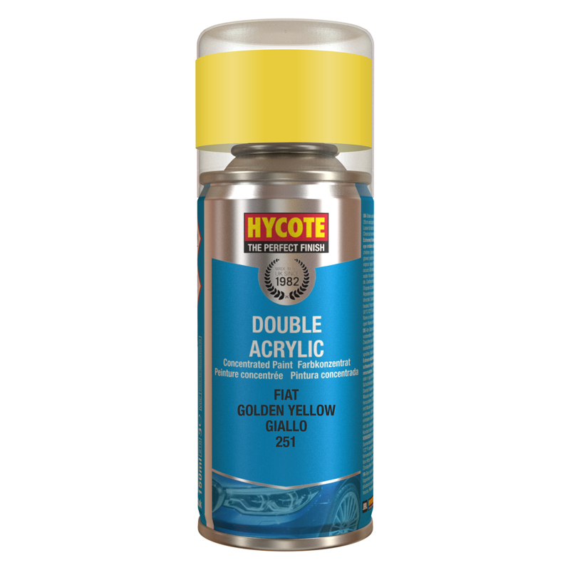 Hycote Fiat Golden Yellow Spray Paint – 150ml