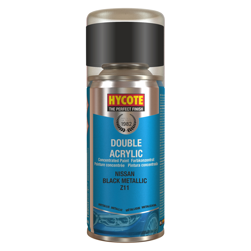 Hycote Nissan Black Metallic Spray Paint – 150ml