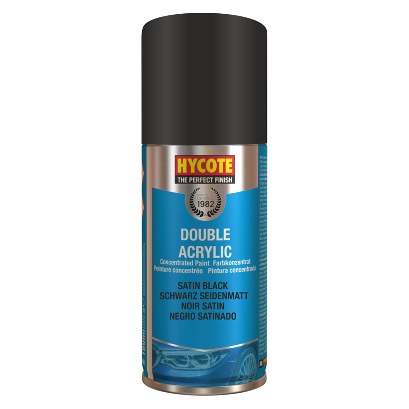 Hycote Satin Black Spray Paint – 150ml