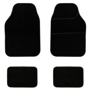 Black Velour Car Floor Mats