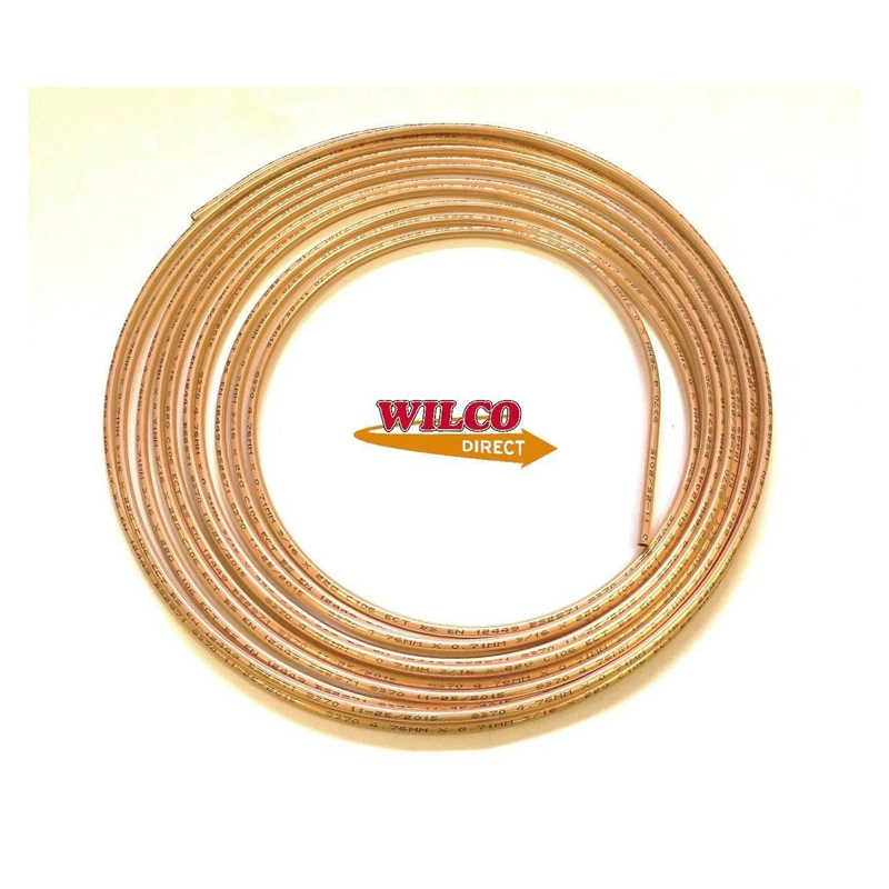 Copper Brake Pipe - 3/16" x 7.62m