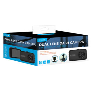 Simply Auto 3-Inch Front and Rear Dash Camera